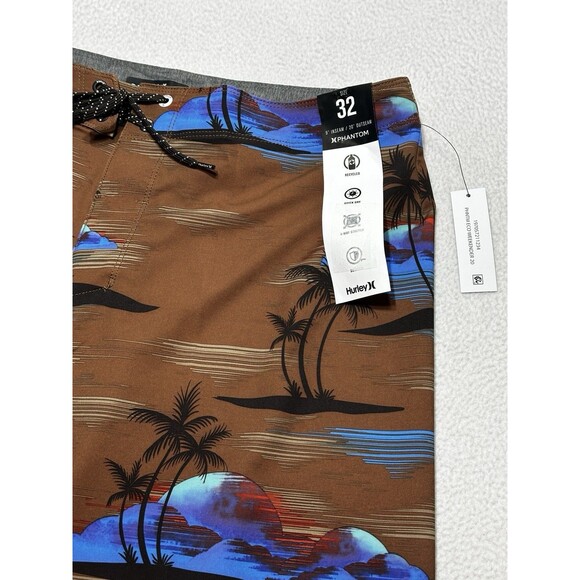Hurley Eco Phantom Weekender Board Shorts Trunks Beach Mens Size 32 New NWT - Picture 3 of 14